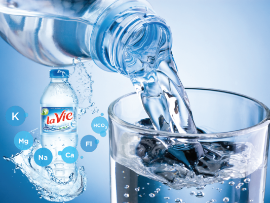 Nước khoáng laVie tại Hà Nội